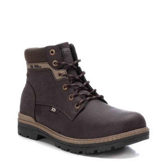 NEW XTI men's fashion ankle boots in brown - Picture 2 of 3